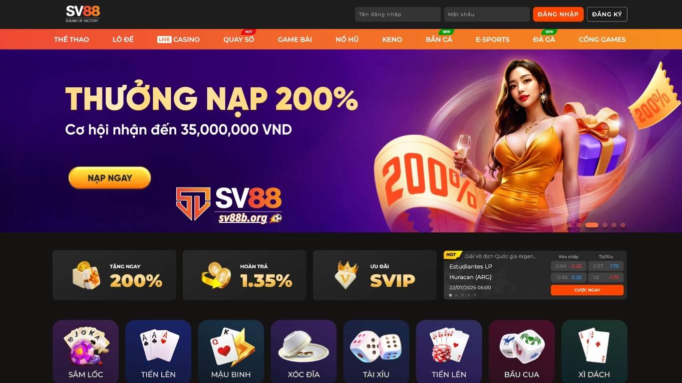 Đôi nét về nhà cái SV88