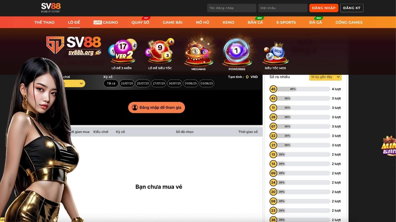 Vì sao người chơi chọn lô đề SV88?