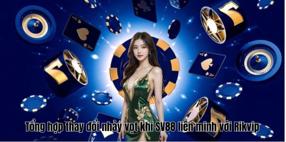 Danh sách các điểm thay đổi khi SV88 liên minh với Rikvip